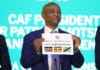 CAF President Patrice Motsepe during the CAF President Announcement for AFCON Host 2025 and 2027