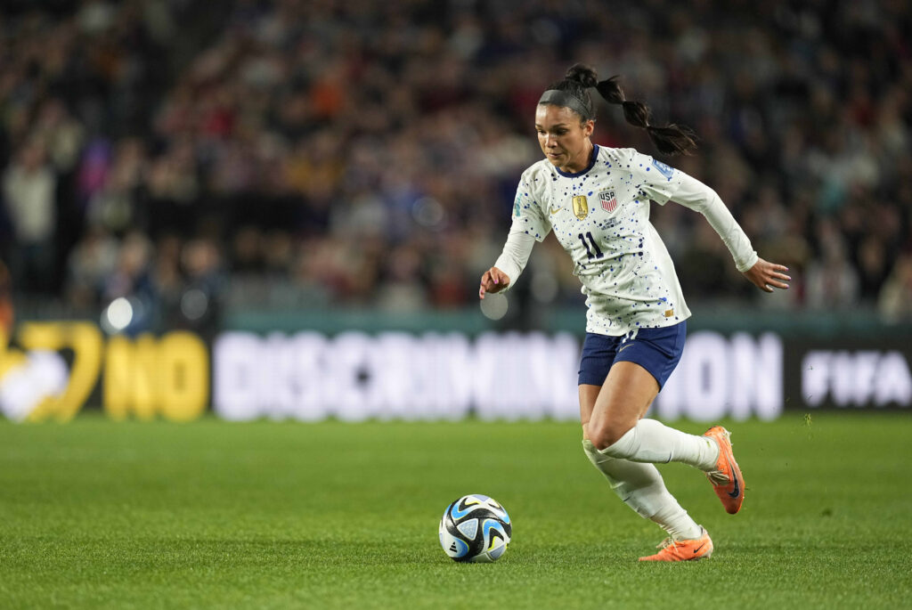 USWNT's Sophia Smith on the ball