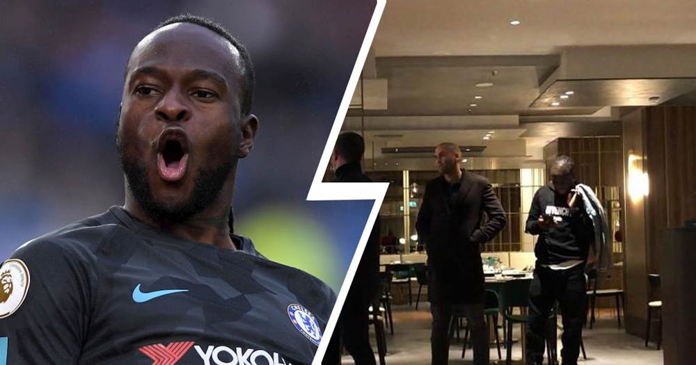 Moses Dining Inter Milan Teammates