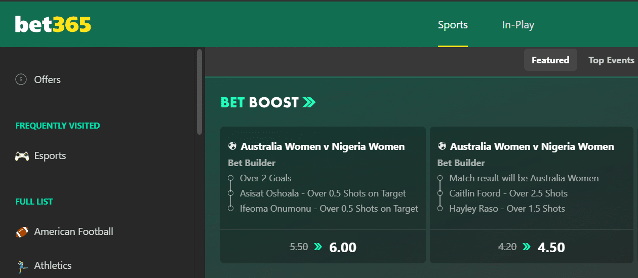 bet365 bonus code