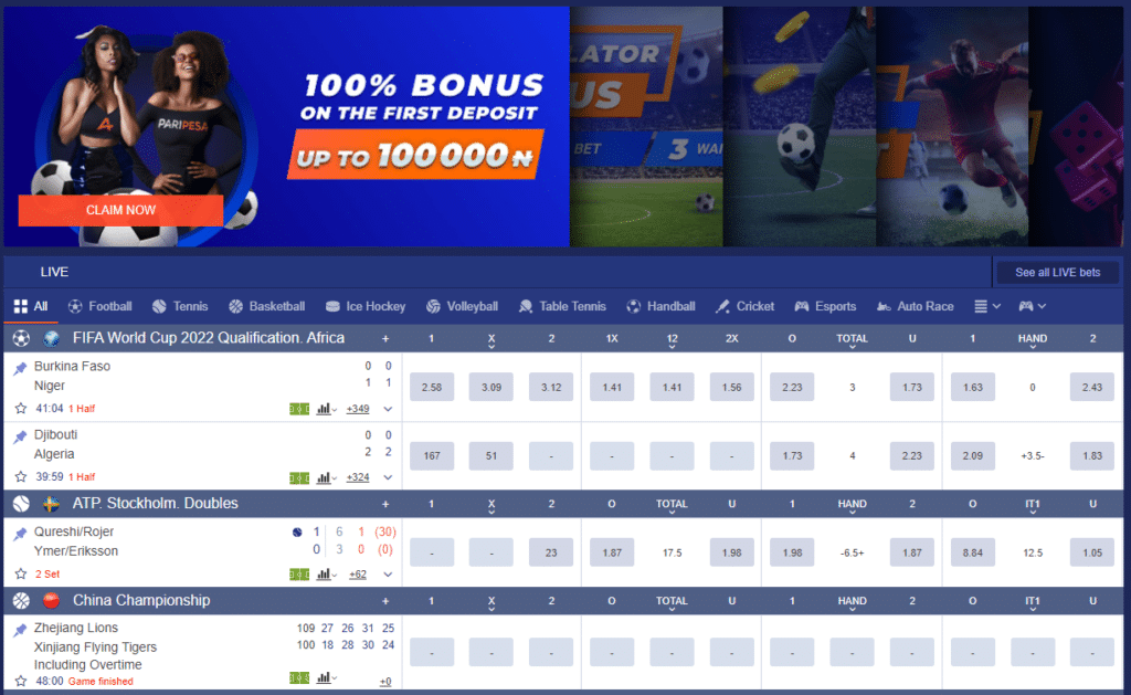 Paripesa Promo Code